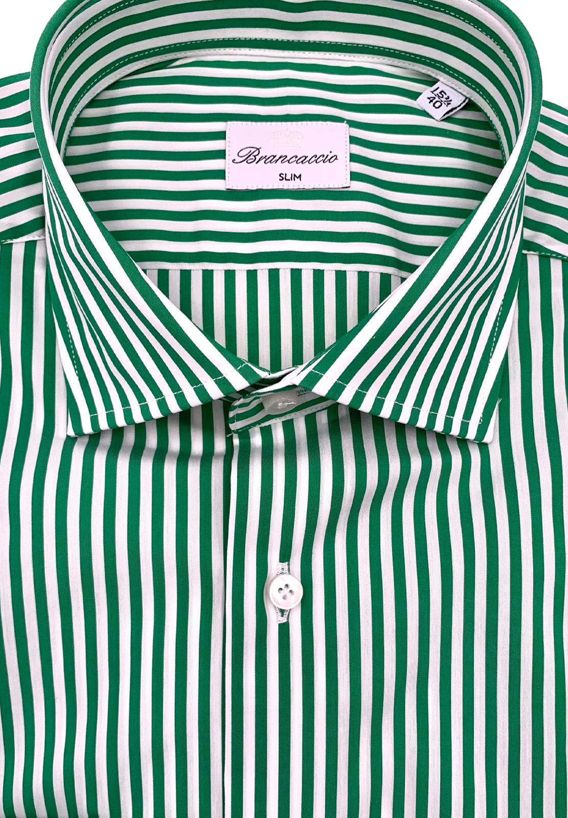 BRANCACCIO CAMICIA SLIM A RIGHE