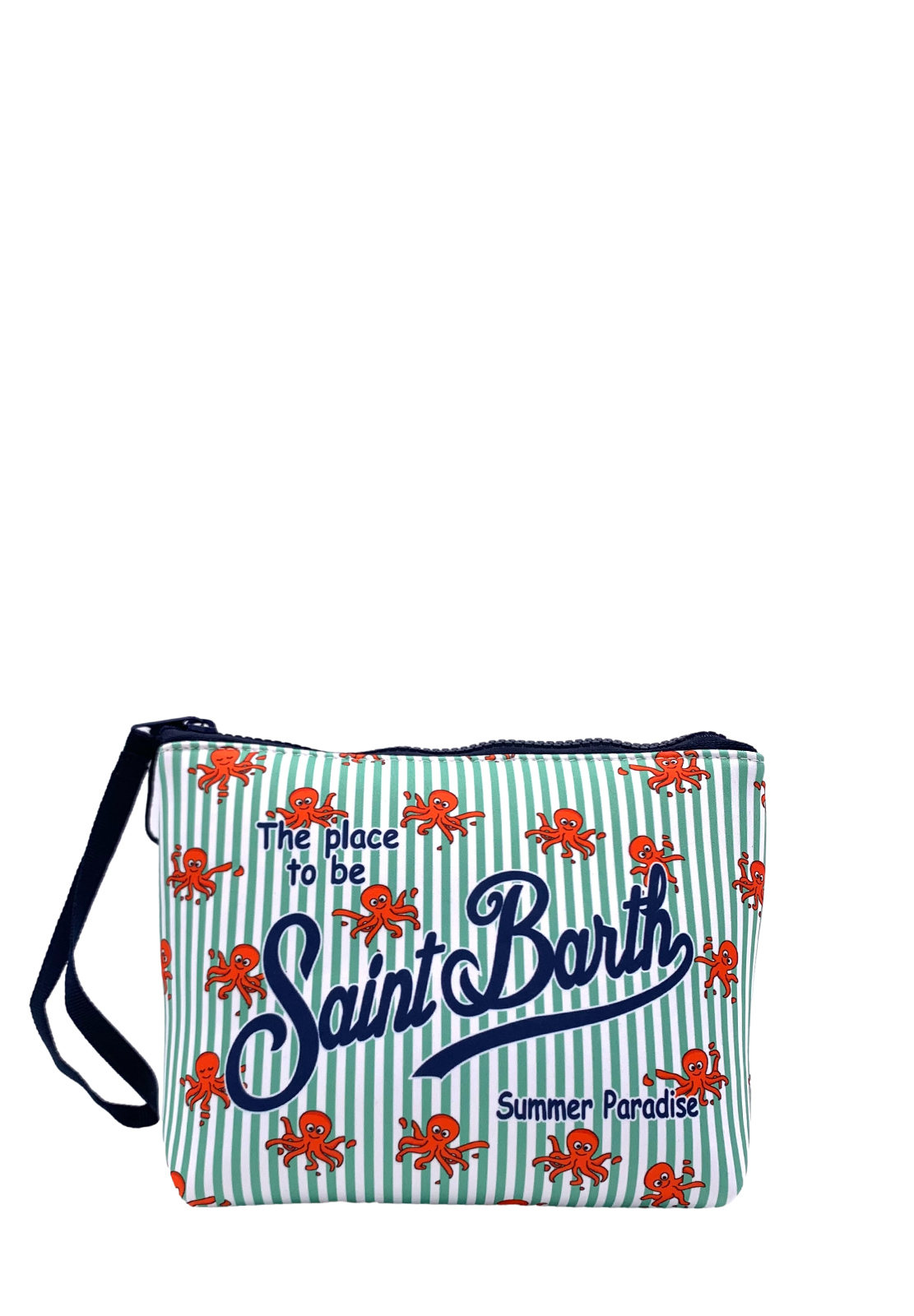 SAINT BARTH POCHETTE ALINE A RIGHE CON POLIPO
