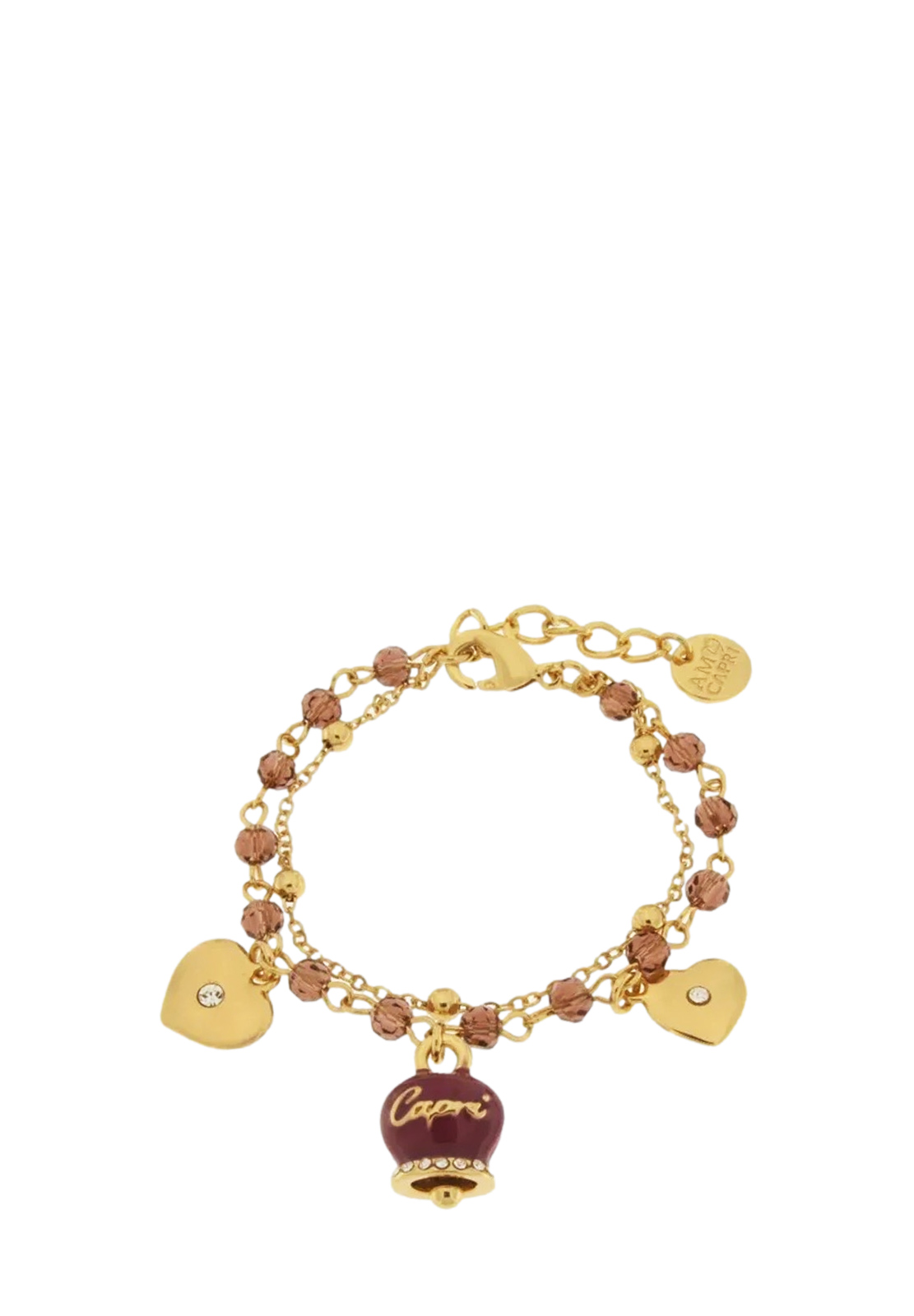 AMO CAPRI BRACCIALE 2 FILI CAMPANA VIOLA