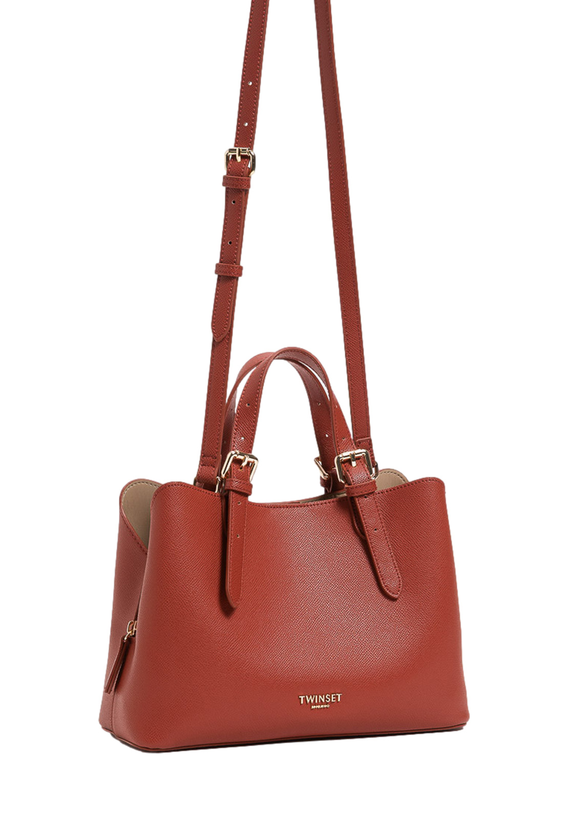TWINSET TOTE PICCOLA CON FIBBIE