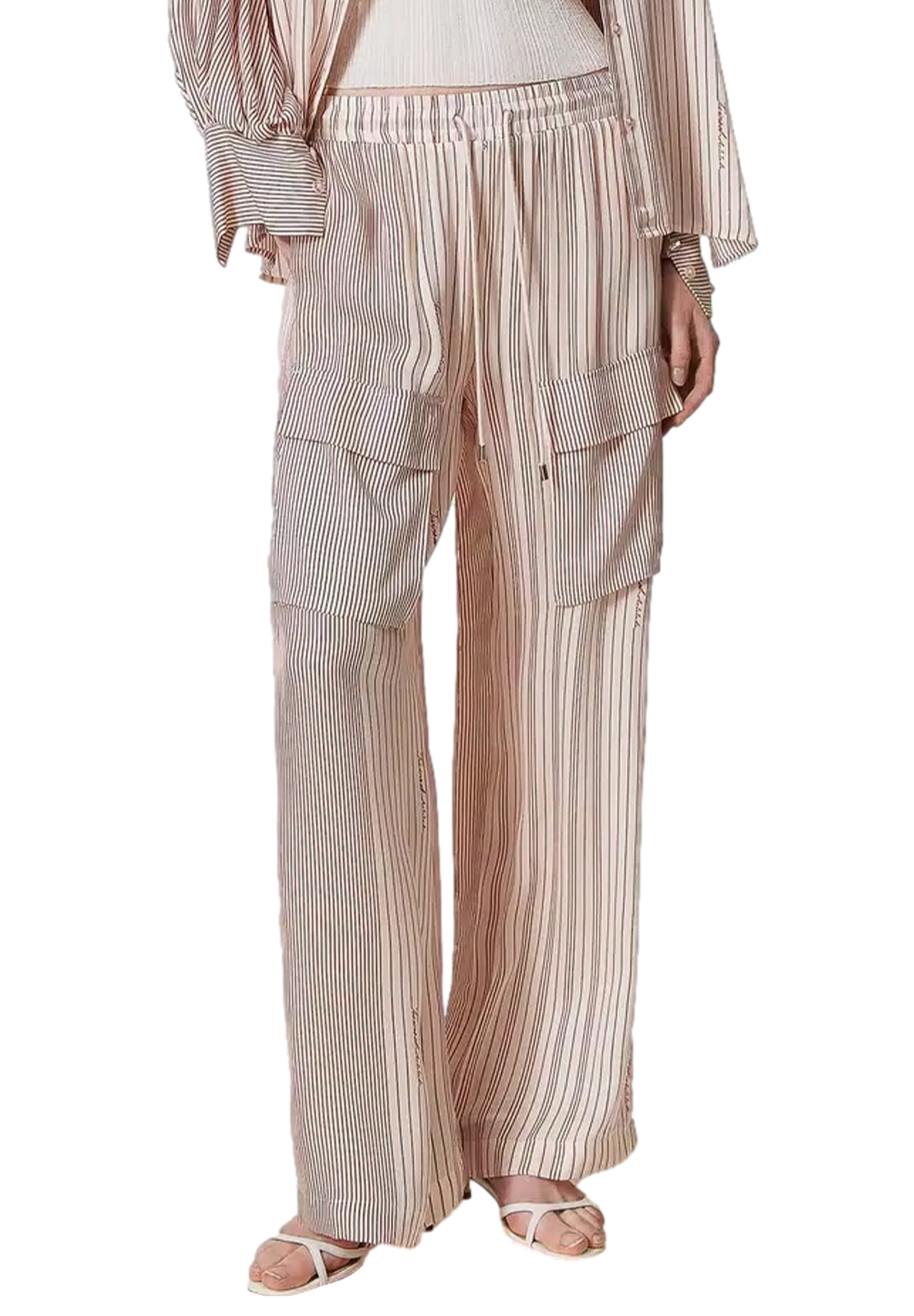 TWINSET ACTITUDE PANTALONI CARGO
