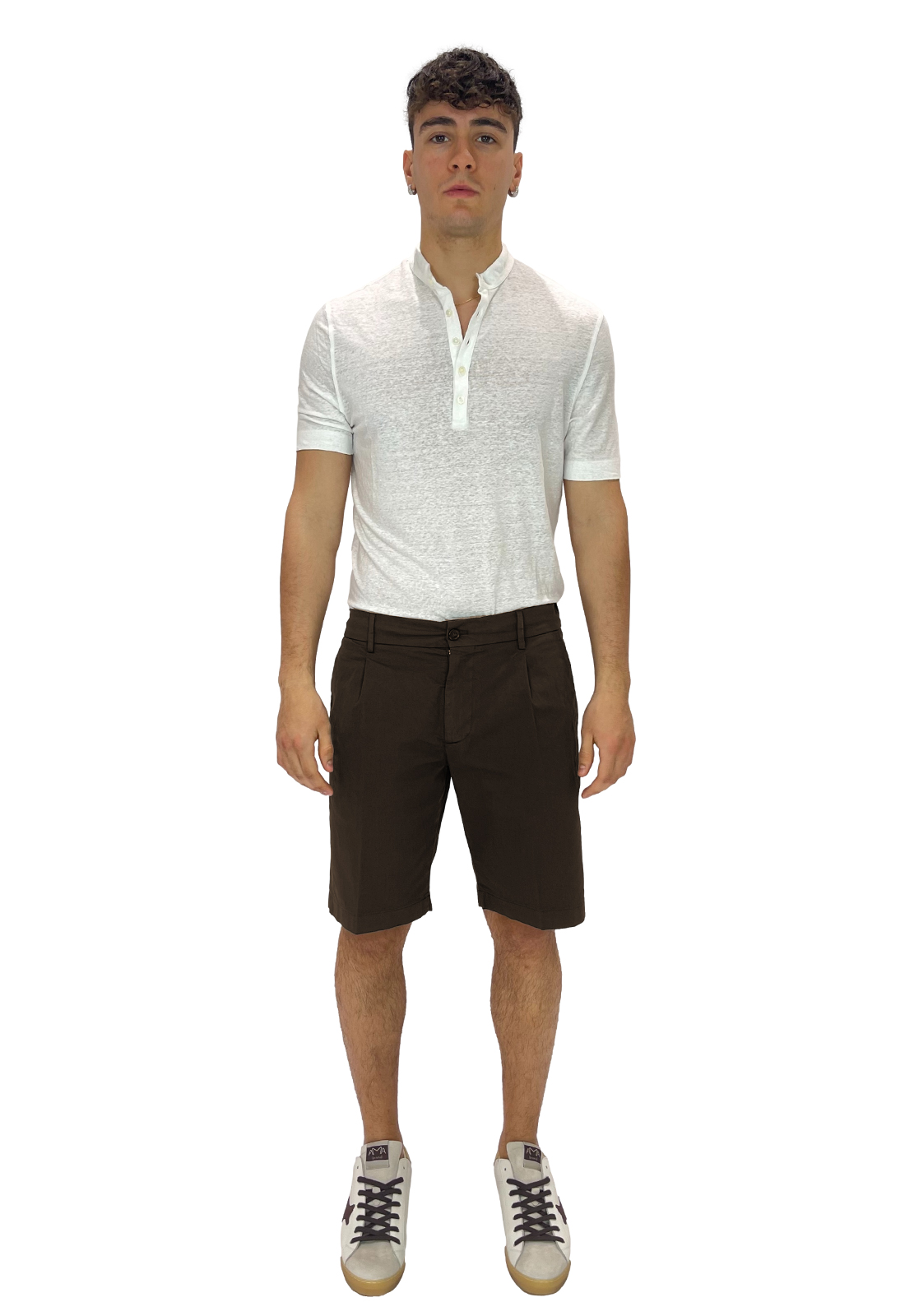 BE ABLE BERMUDA RICHARD IN COTONE TINTO CAPO
