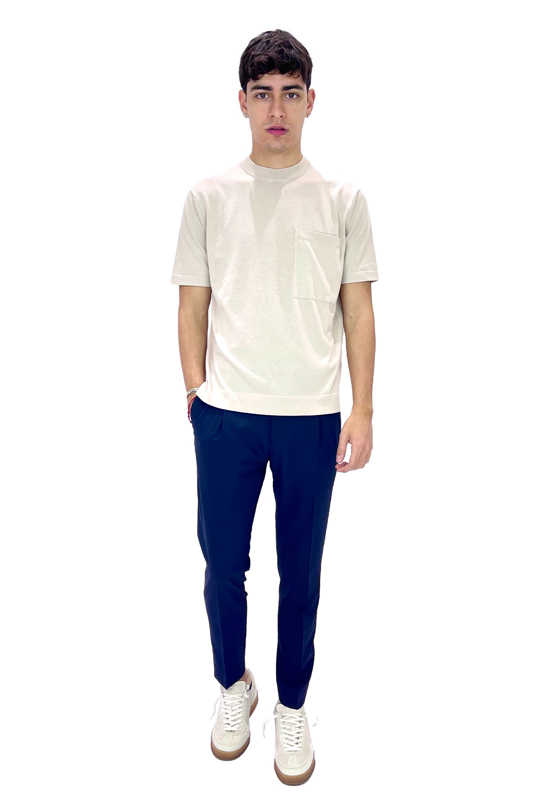 FILIPPO DE LAURENTIIS T-SHIRT OVER CON TASCONE
