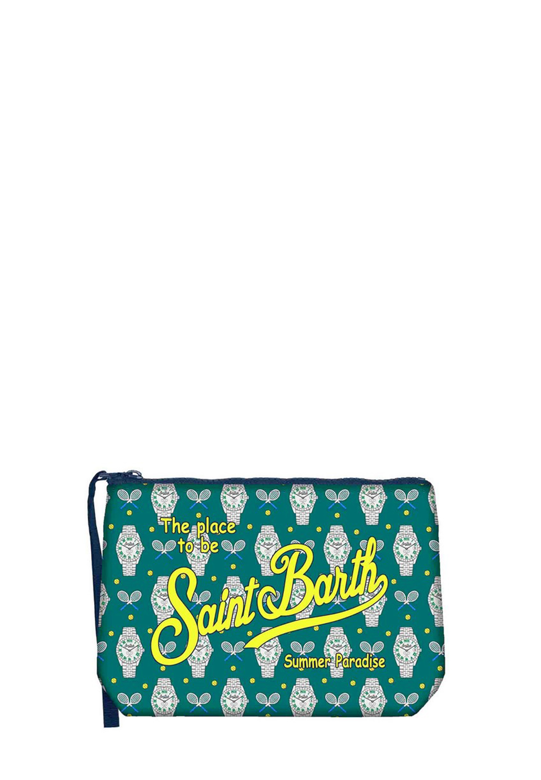 SAINT BARTH POCHETTE ALINE TENNIS CLOCK