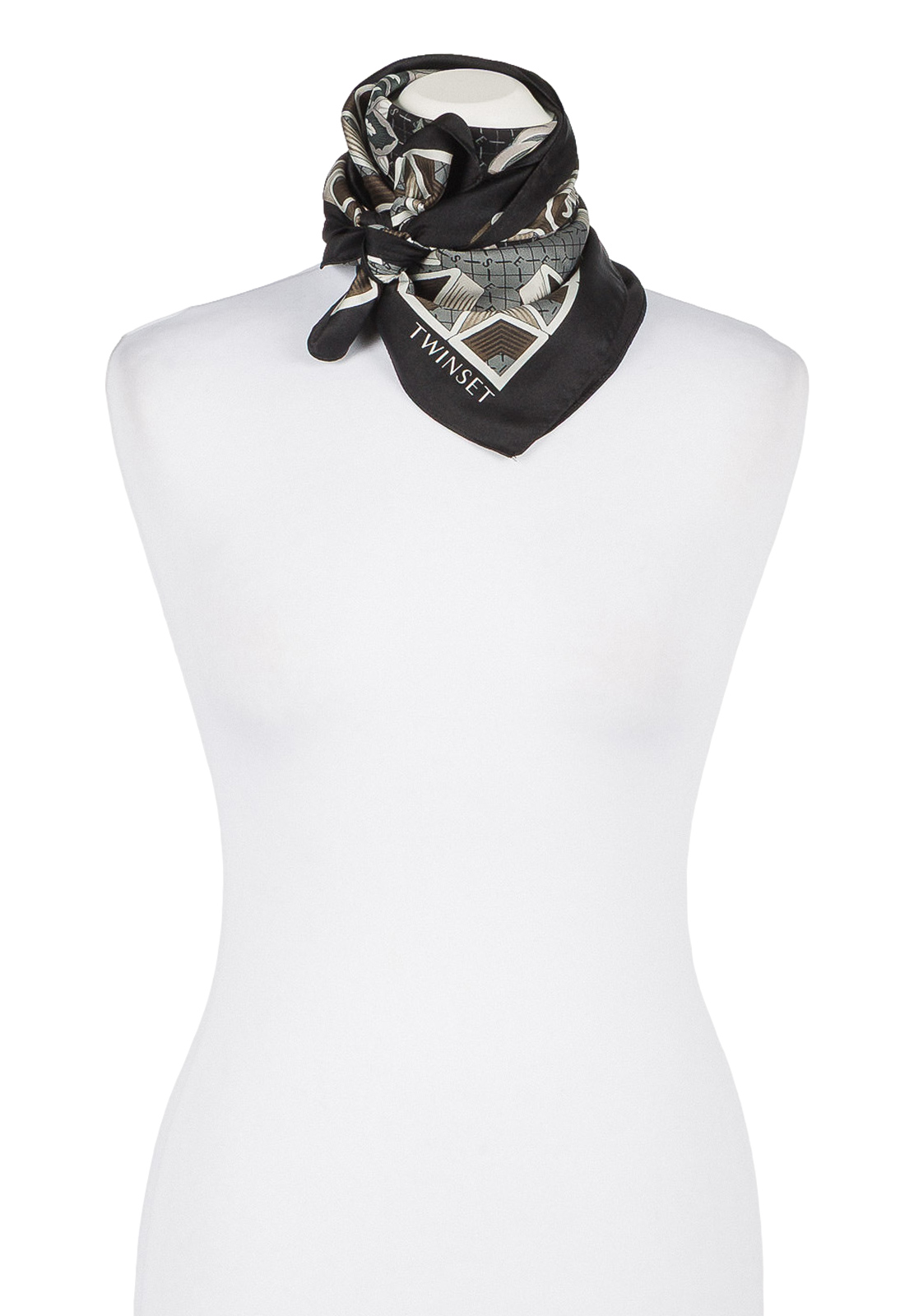 TWINSET FOULARD IN TESSUTO STAMPATO