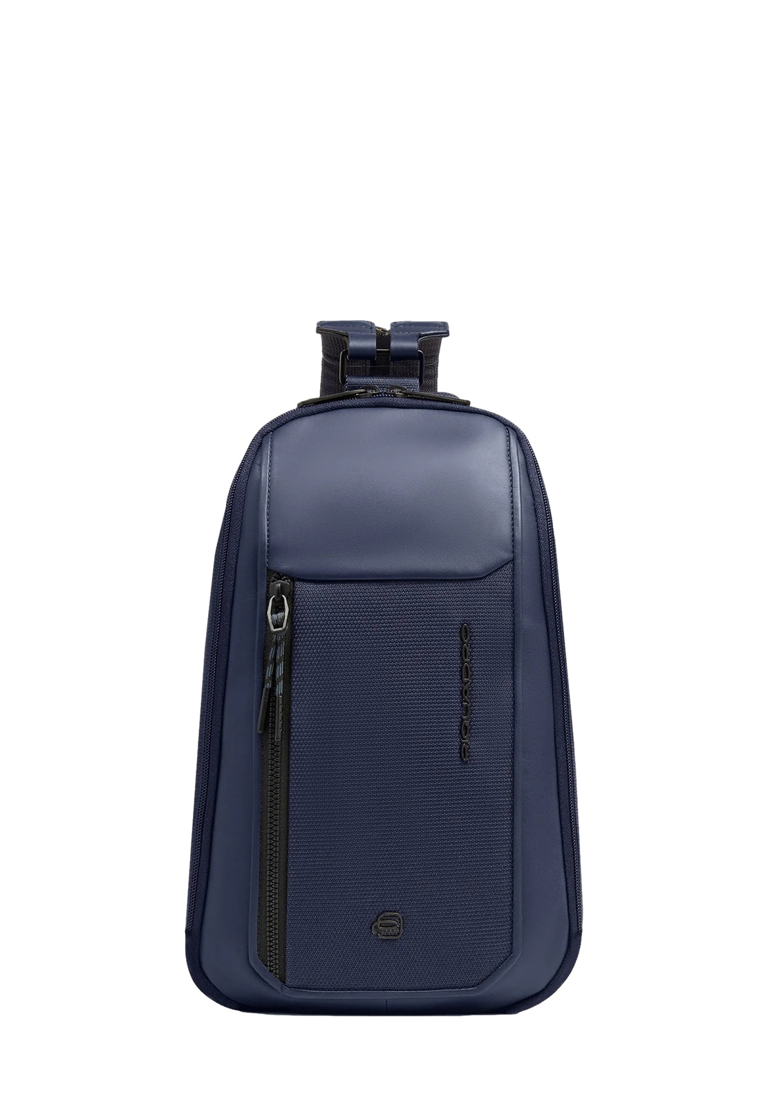 PIQUADRO MONOSPALLA IN PELLE E TESSUTO