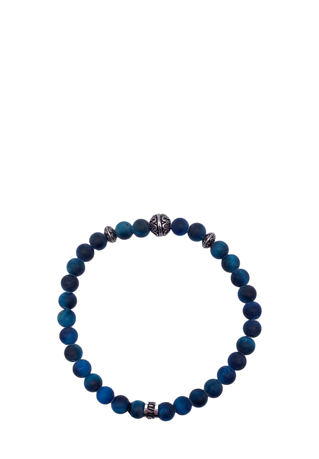MANCINO BRACCIALE ELASTICO PIETRE NATURALI 6MM