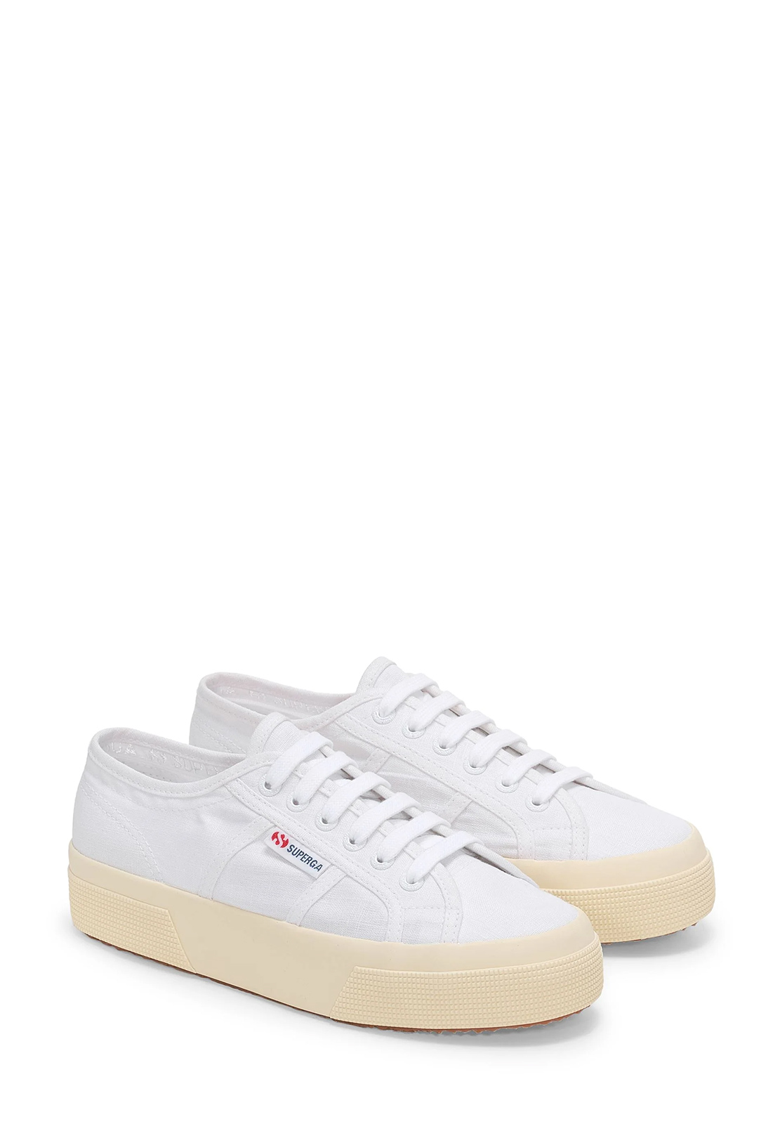 SUPERGA SNEAKERS PLATFORM LINO