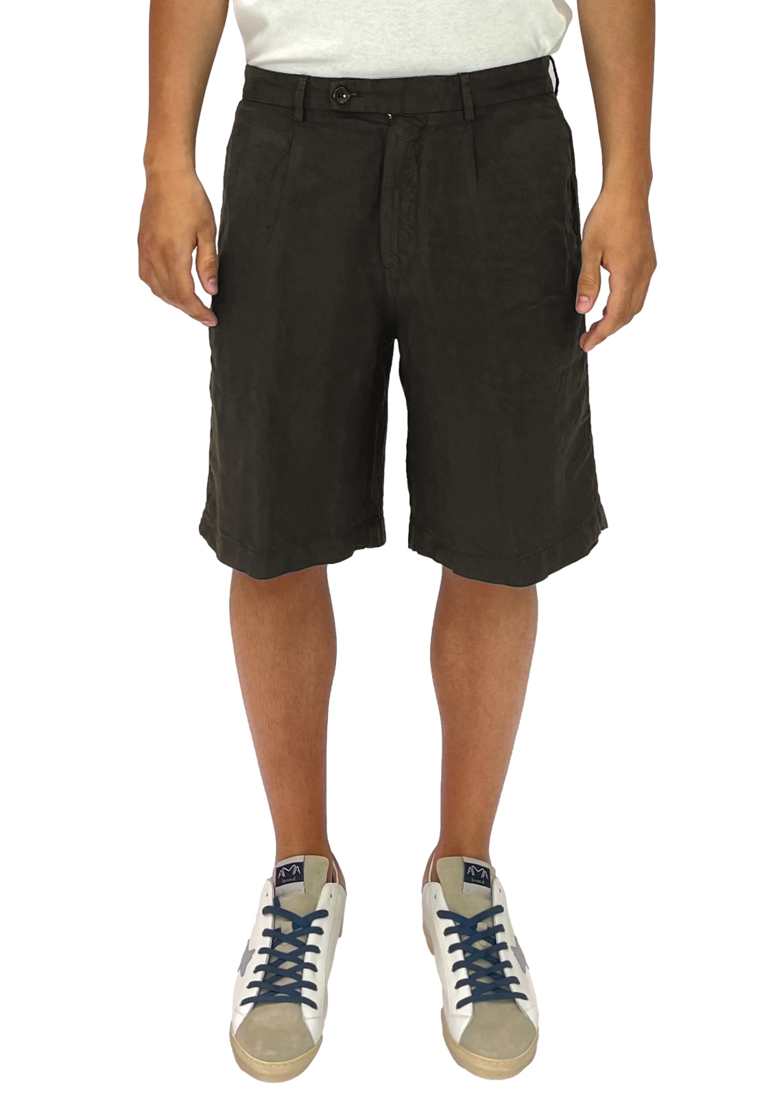 BE ABLE BERMUDA NICOLAS 100% LINO