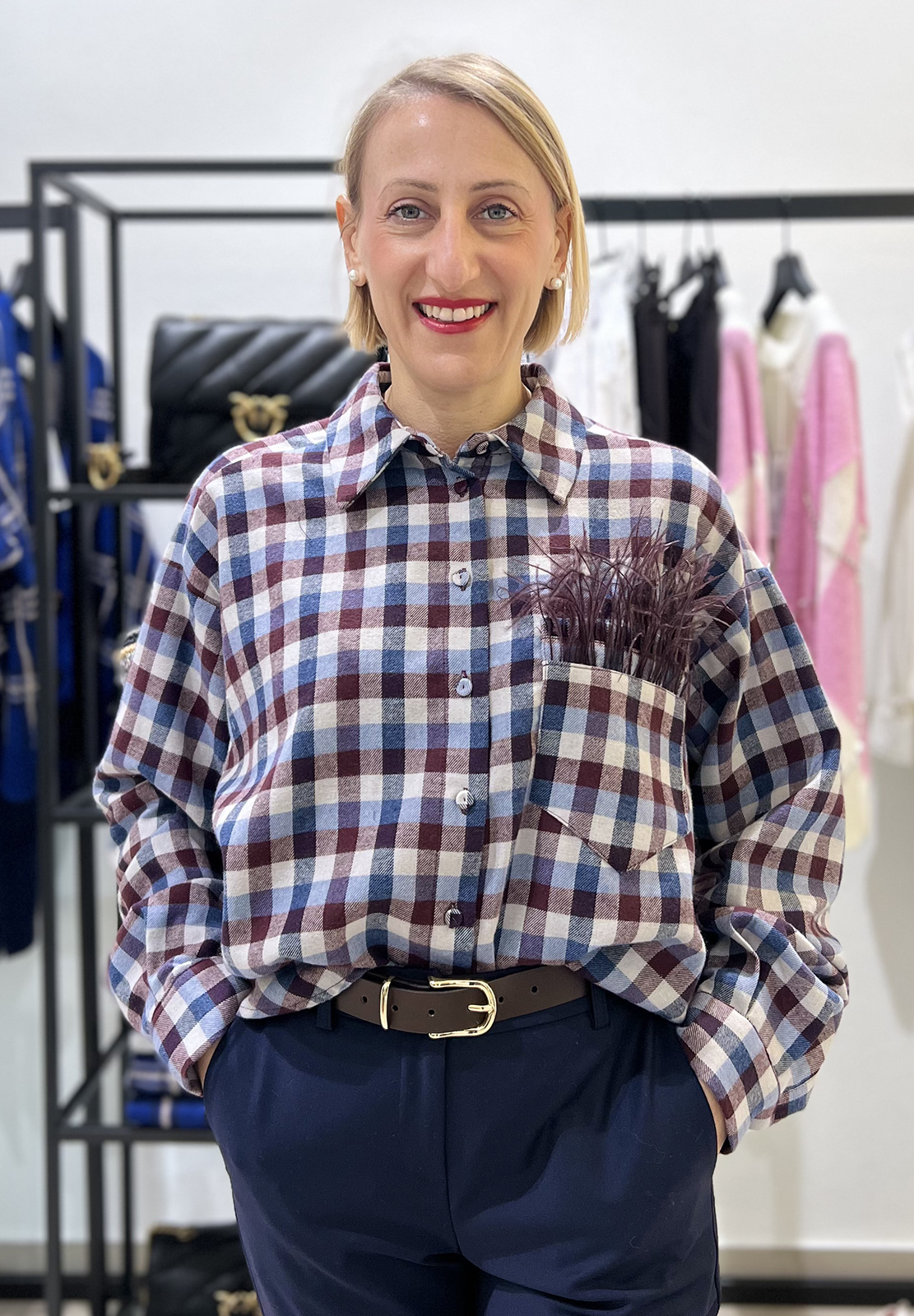 MOTEL CAMICIA STAMPA CHECK