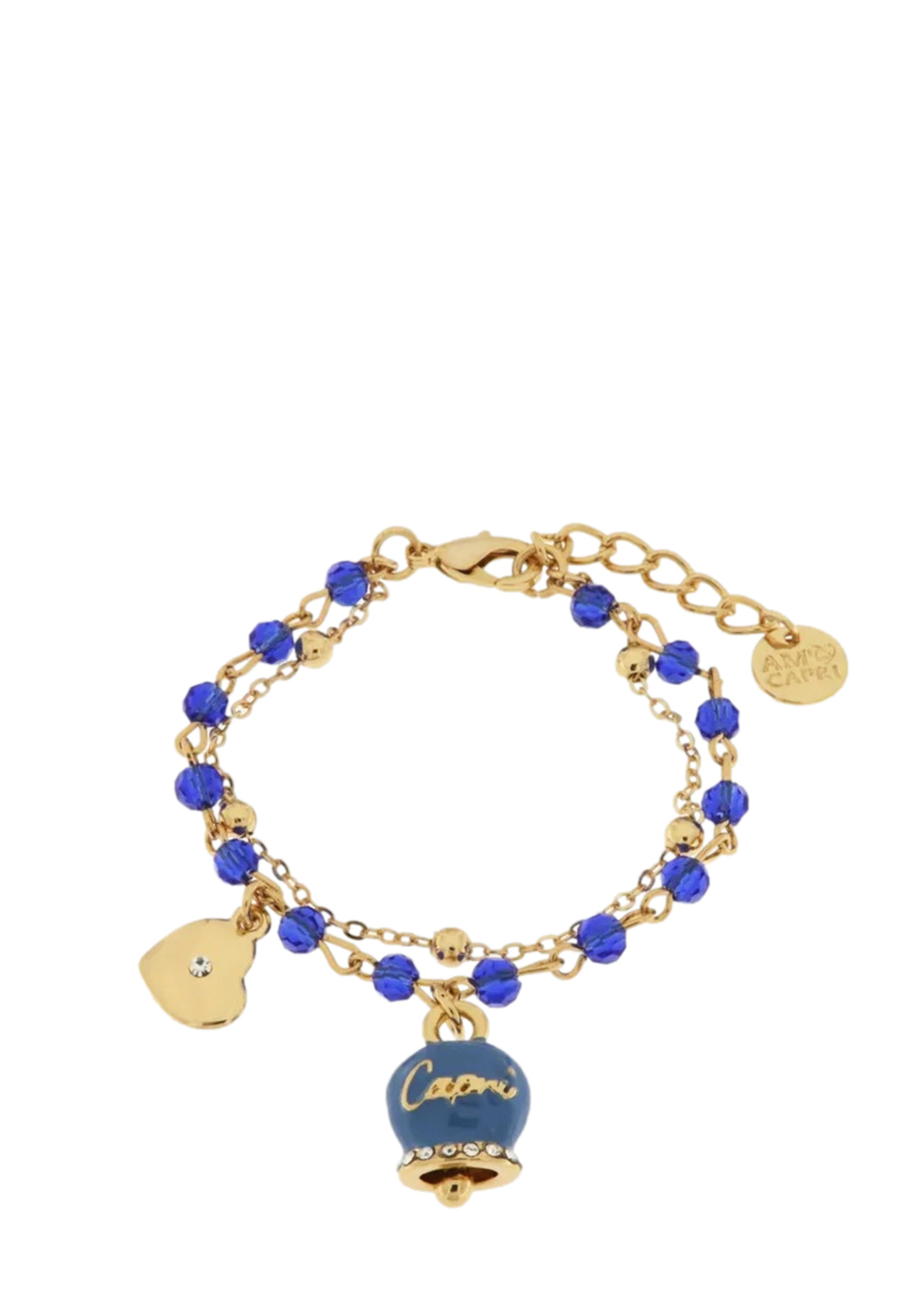 AMO CAPRI BRACCIALE 2 FILI CAMPANA BLU