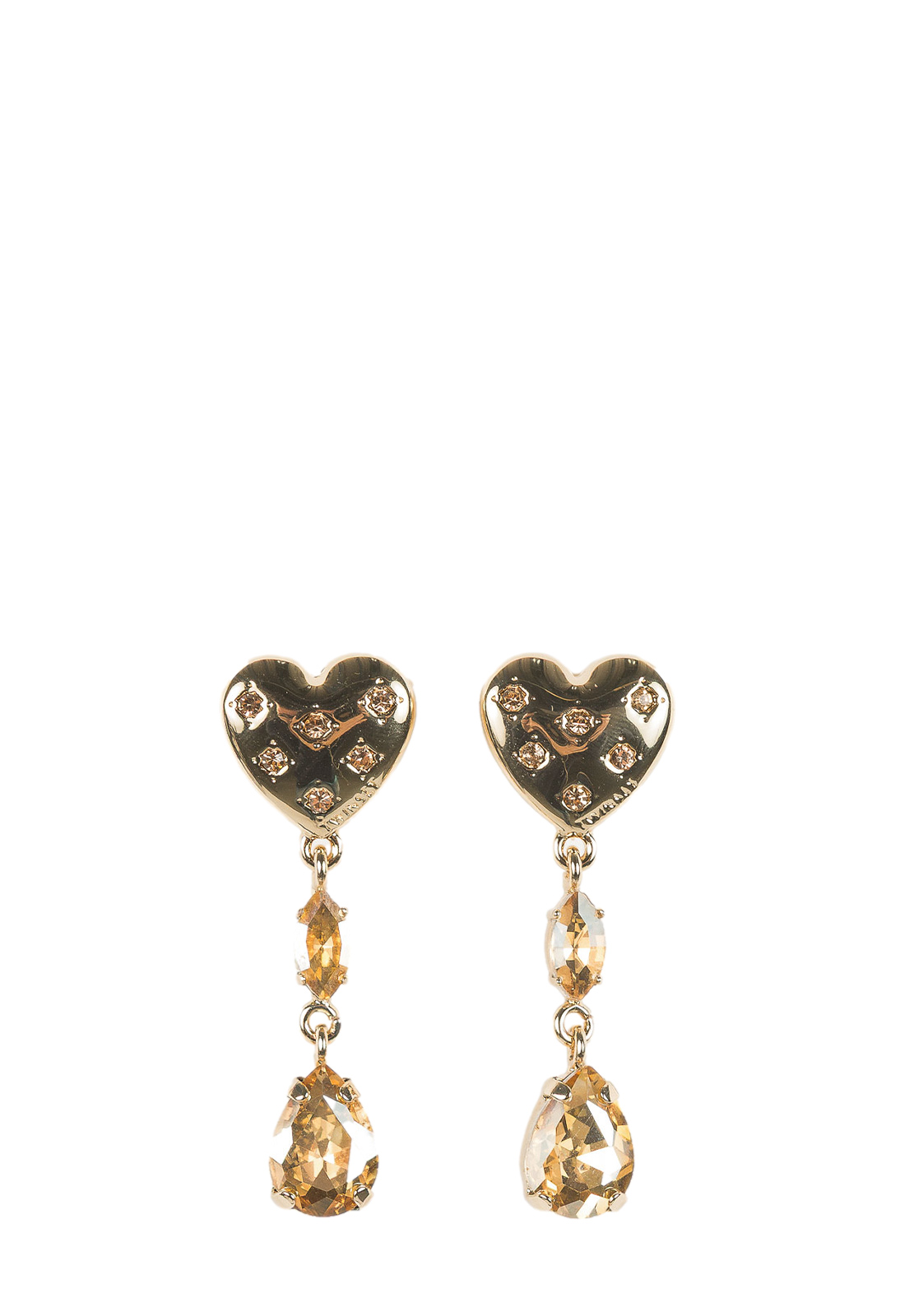 TWINSET ORECCHINI A CUORE CON STRASS