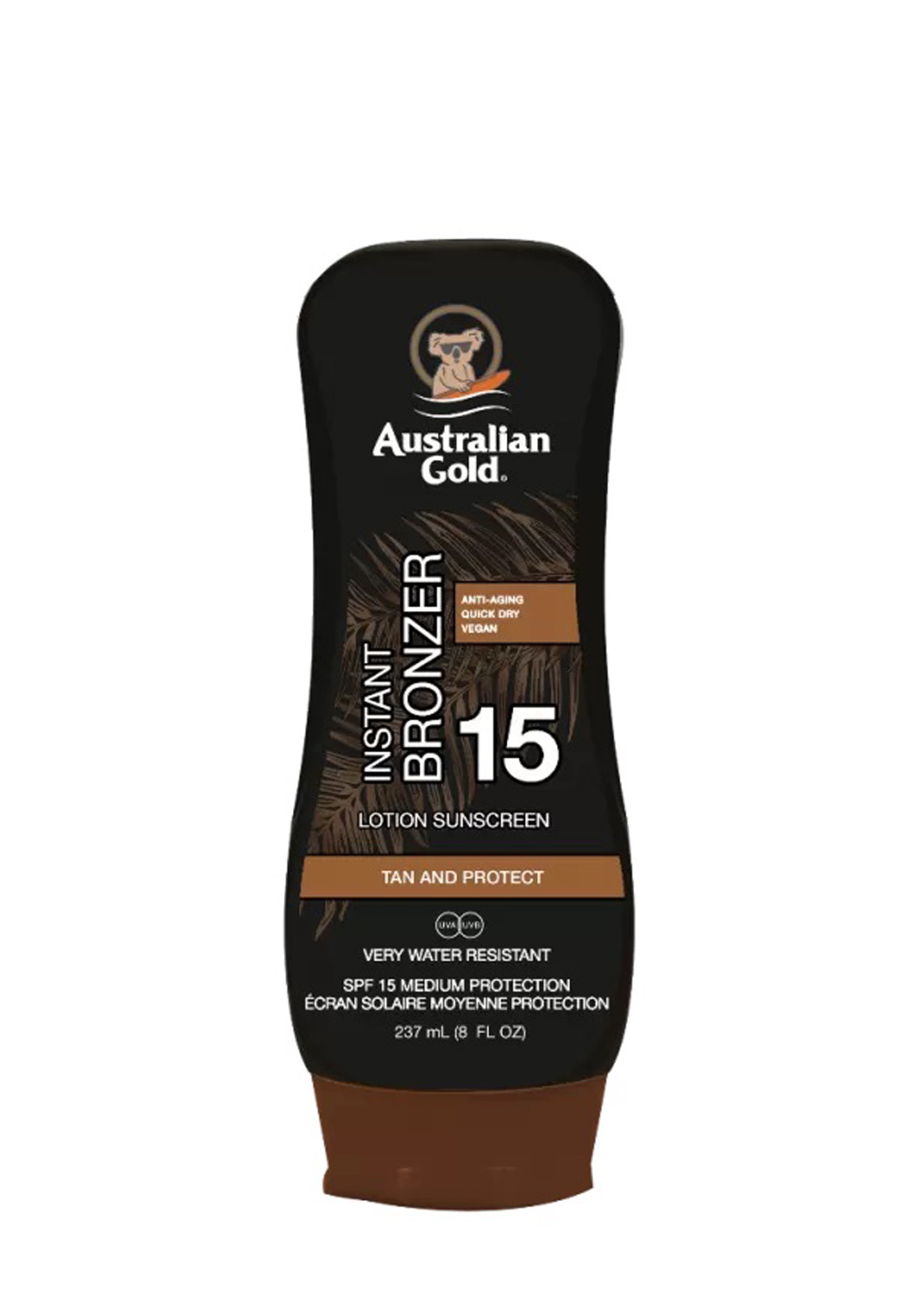 AUSTRALIAN GOLD LOZIONE SPF15 + BRONZER 237ML