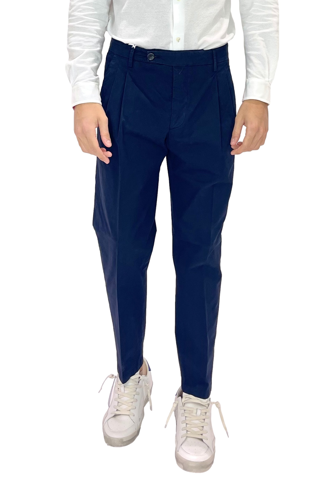 BE ABLE PANTALONI DUE PENCES IN COTONE