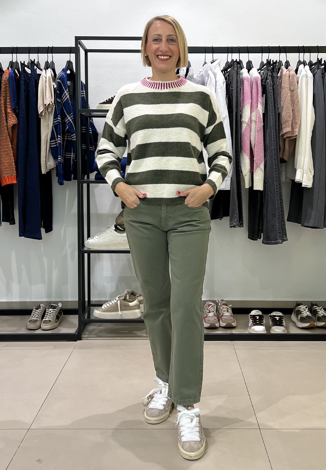 HAVEONE PULLOVER A RIGHE