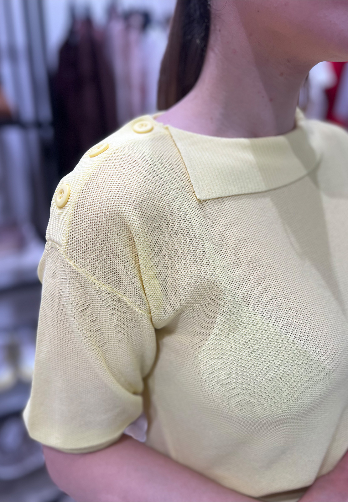 TWINSET ACTITUDE POLO CON BOTTONI