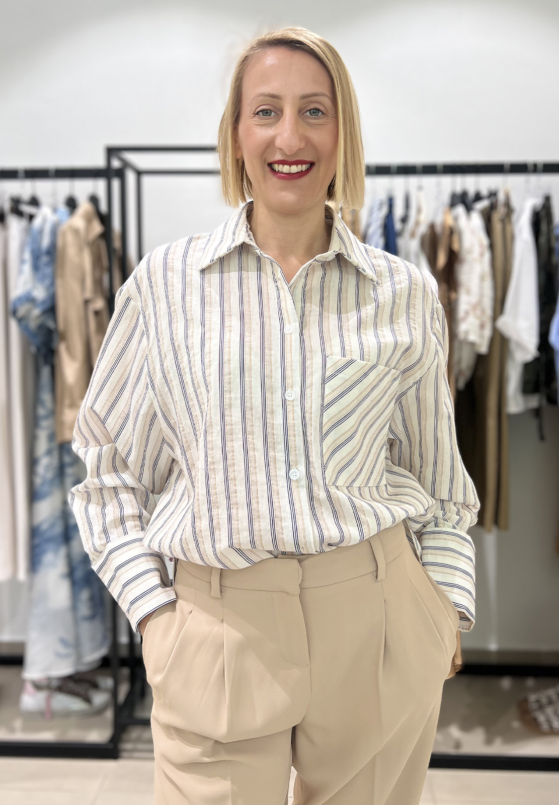 HAVEONE CAMICIA A RIGHE