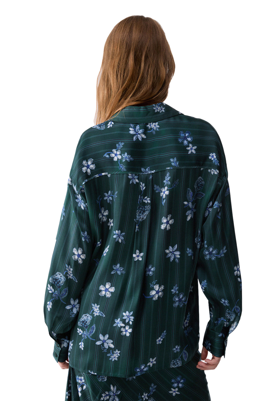 LIU JO CAMICIA FLOREALE CON TASCHINO