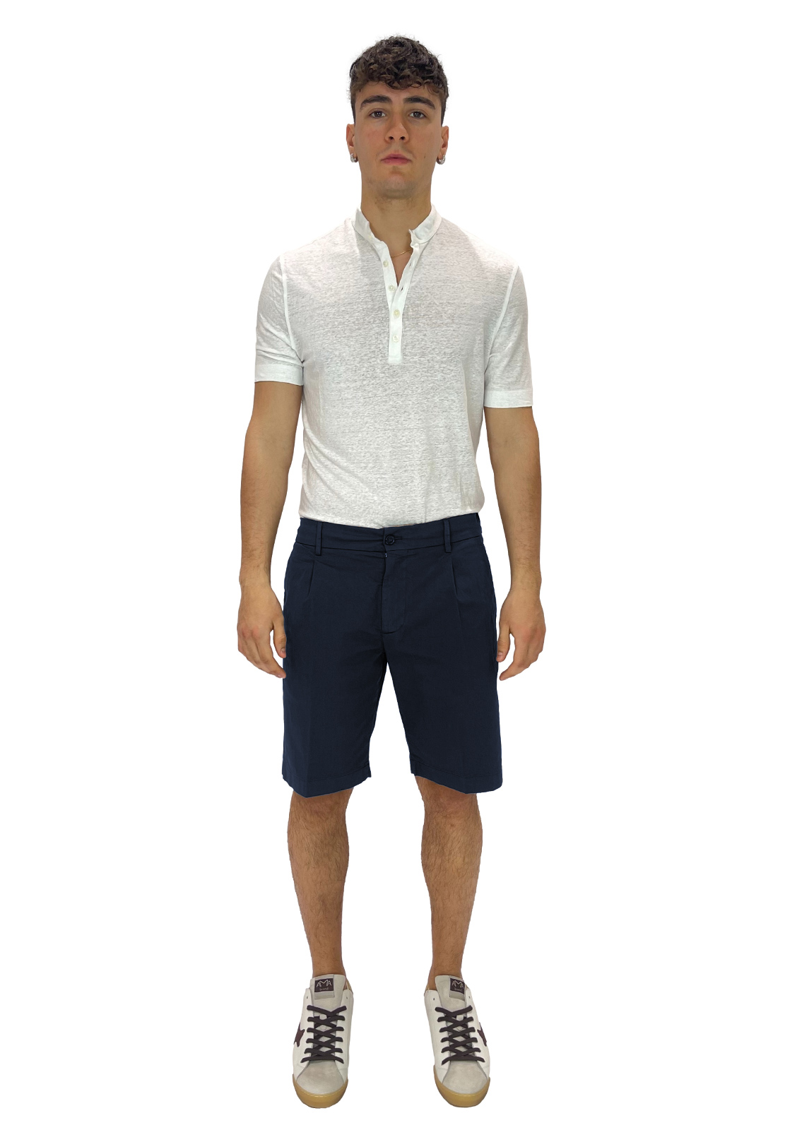 BE ABLE BERMUDA RICHARD IN COTONE TINTO CAPO