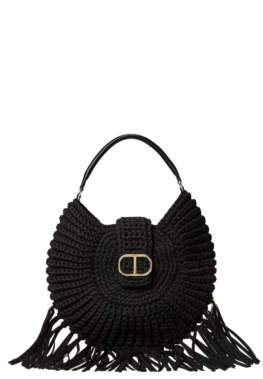 TWINSET HOBO IN CROCHET CON FRANGE