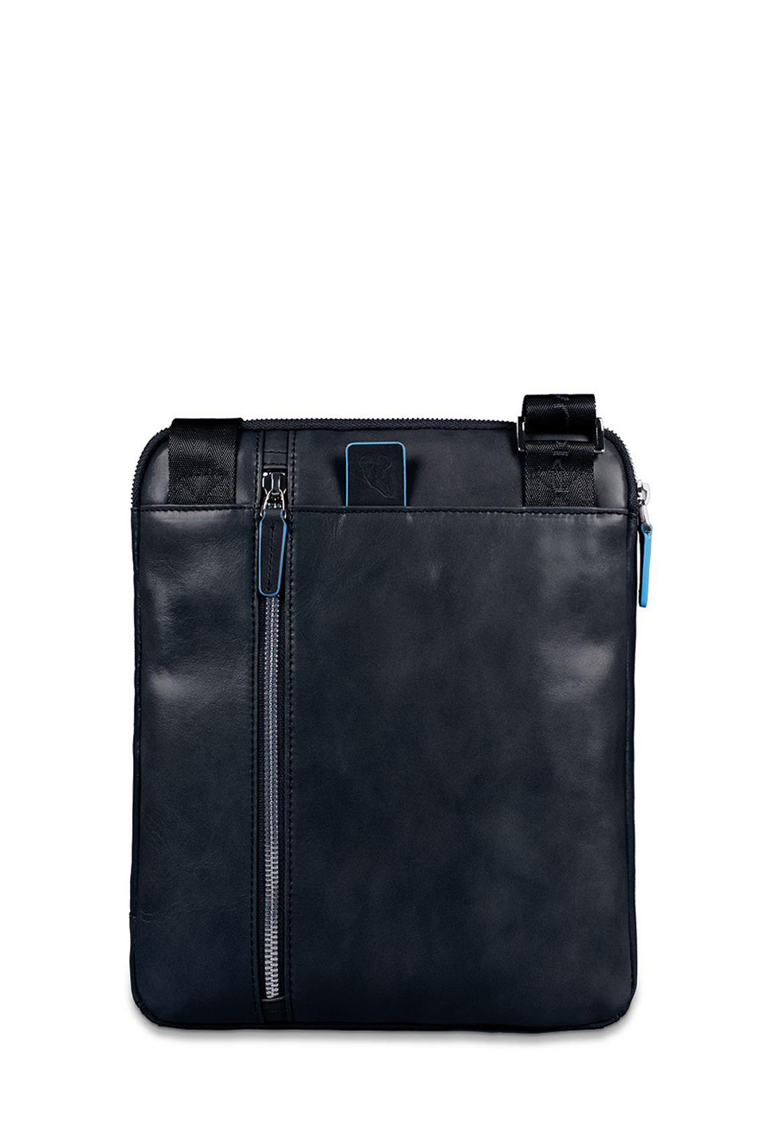 PIQUADRO BLUE SQUARE TRACOLLA PELLE