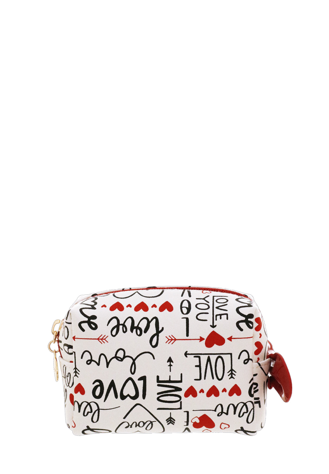 CAMOMILLA NECESSAIRE S LOVE BIANCO
