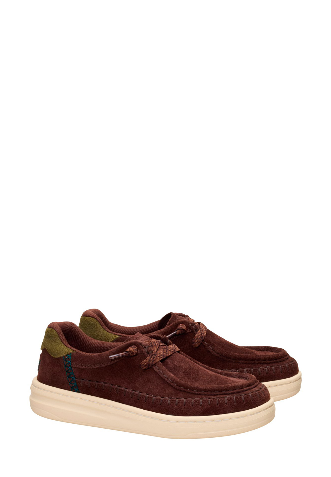 HEY DUDE SNEAKERS HARPER MOC CRAFTED SUEDE