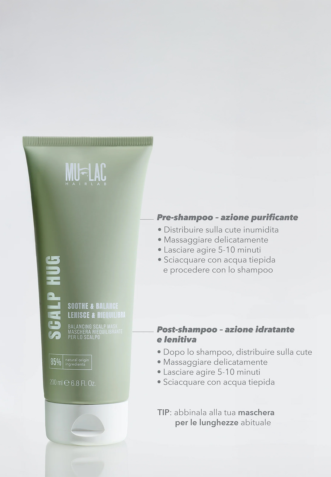 MULAC SCALP HUG MASCHERA 200ML