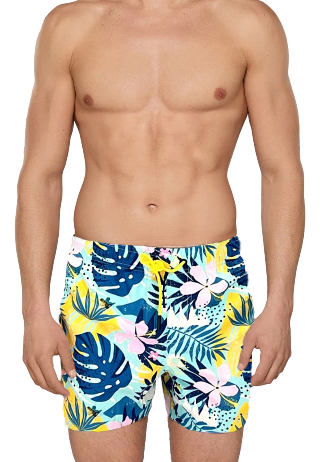 EFFEK SHORT STAMPA TROPICAL