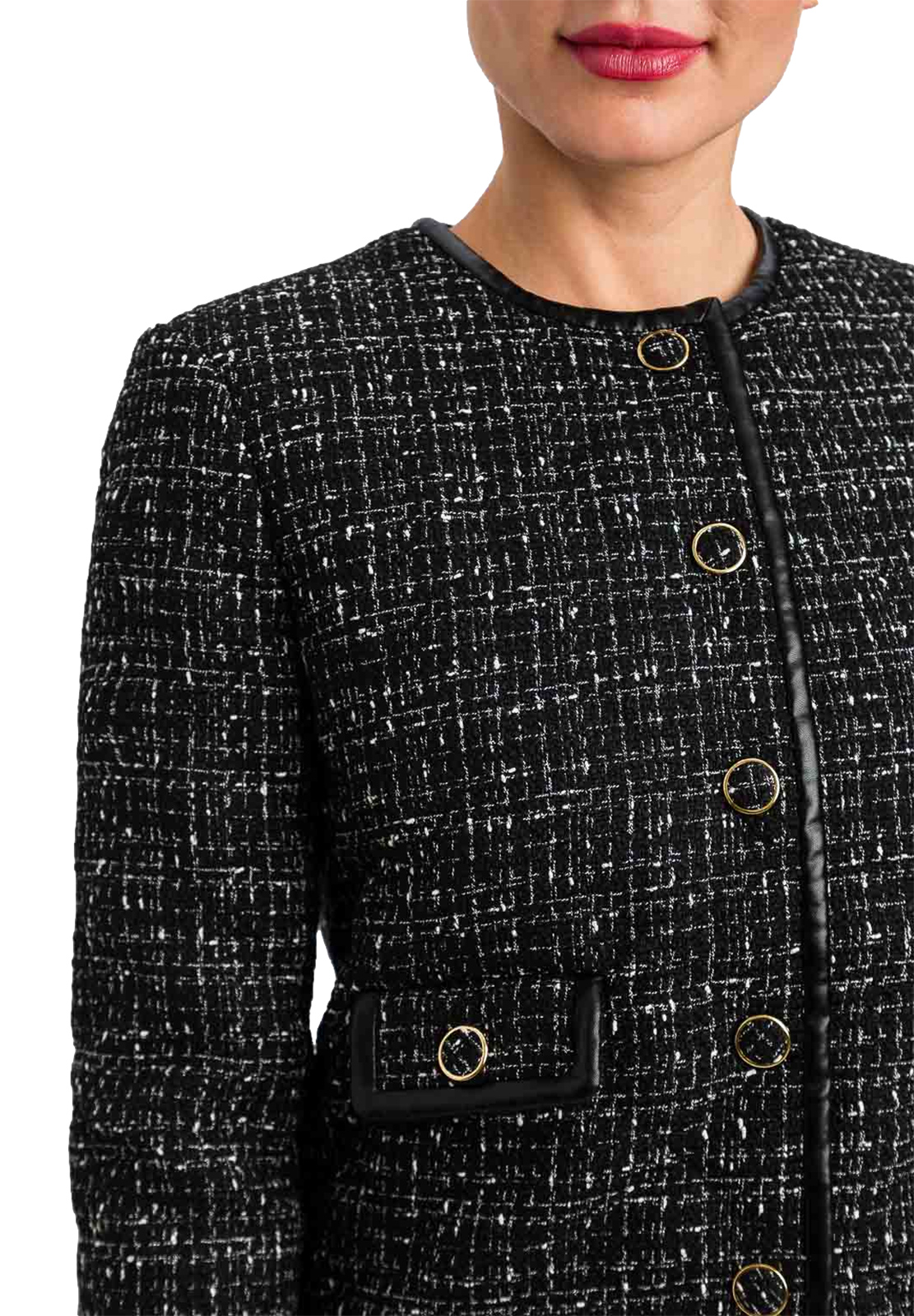 TWINSET GIACCA BOUCLE' IMBOTTITA