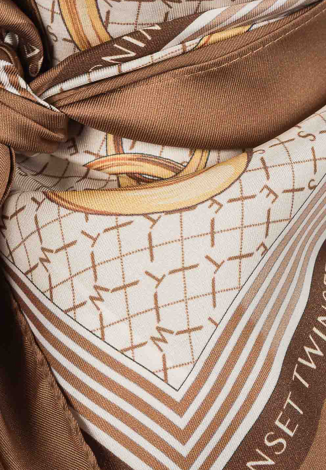 TWINSET FOULARD IN TESSUTO STAMPATO