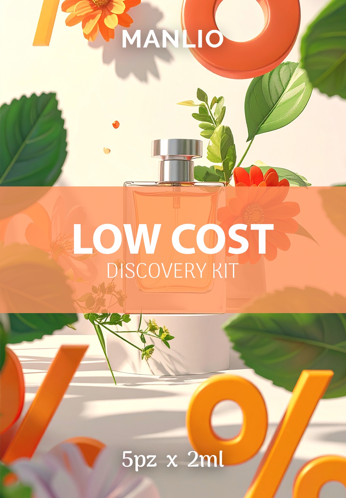 MANLIO DISCOVERY KIT LOW COST - 5 FIALE