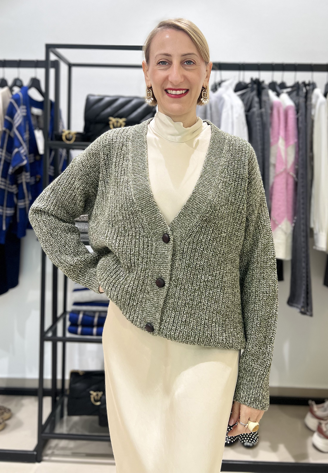 HAVEONE CARDIGAN CON BOTTONI