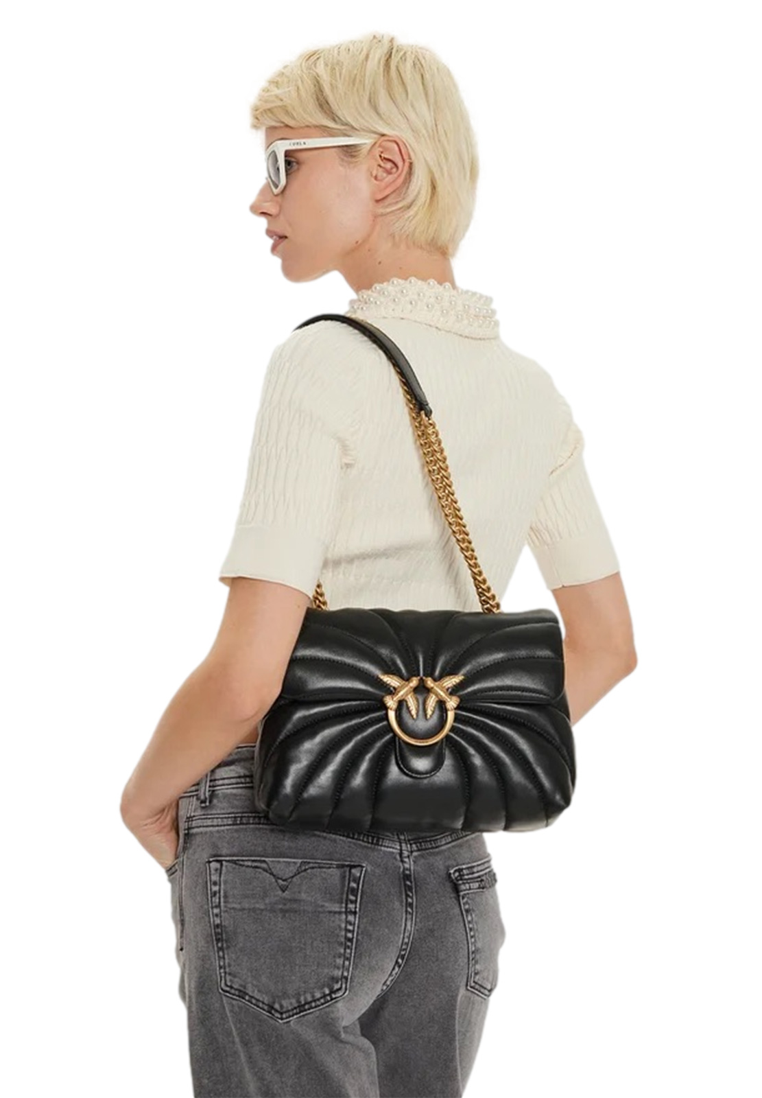 PINKO BORSA LOVE PUFF BUTTERFLY