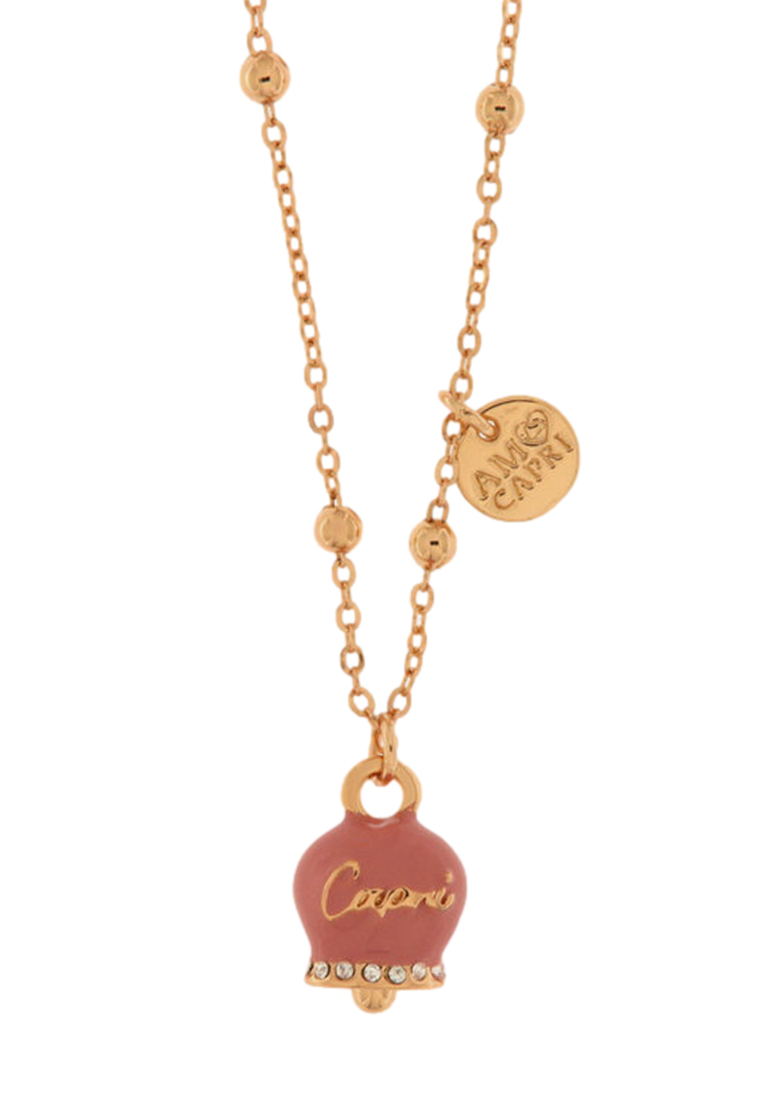 AMO CAPRI COLLANA CAMPANELLA PORTAFORTUNA
