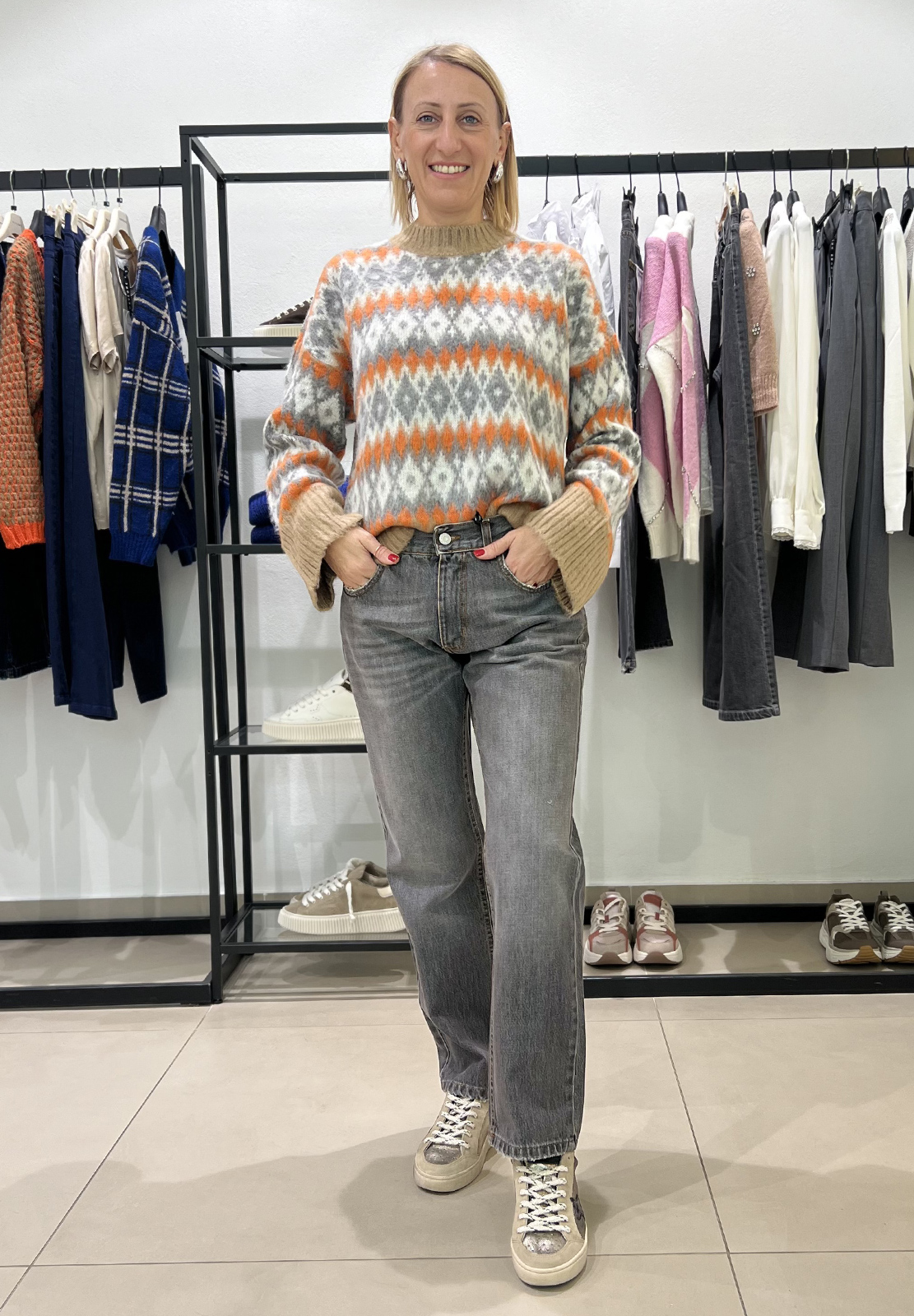HAVEONE GIROCOLLO JACQUARD