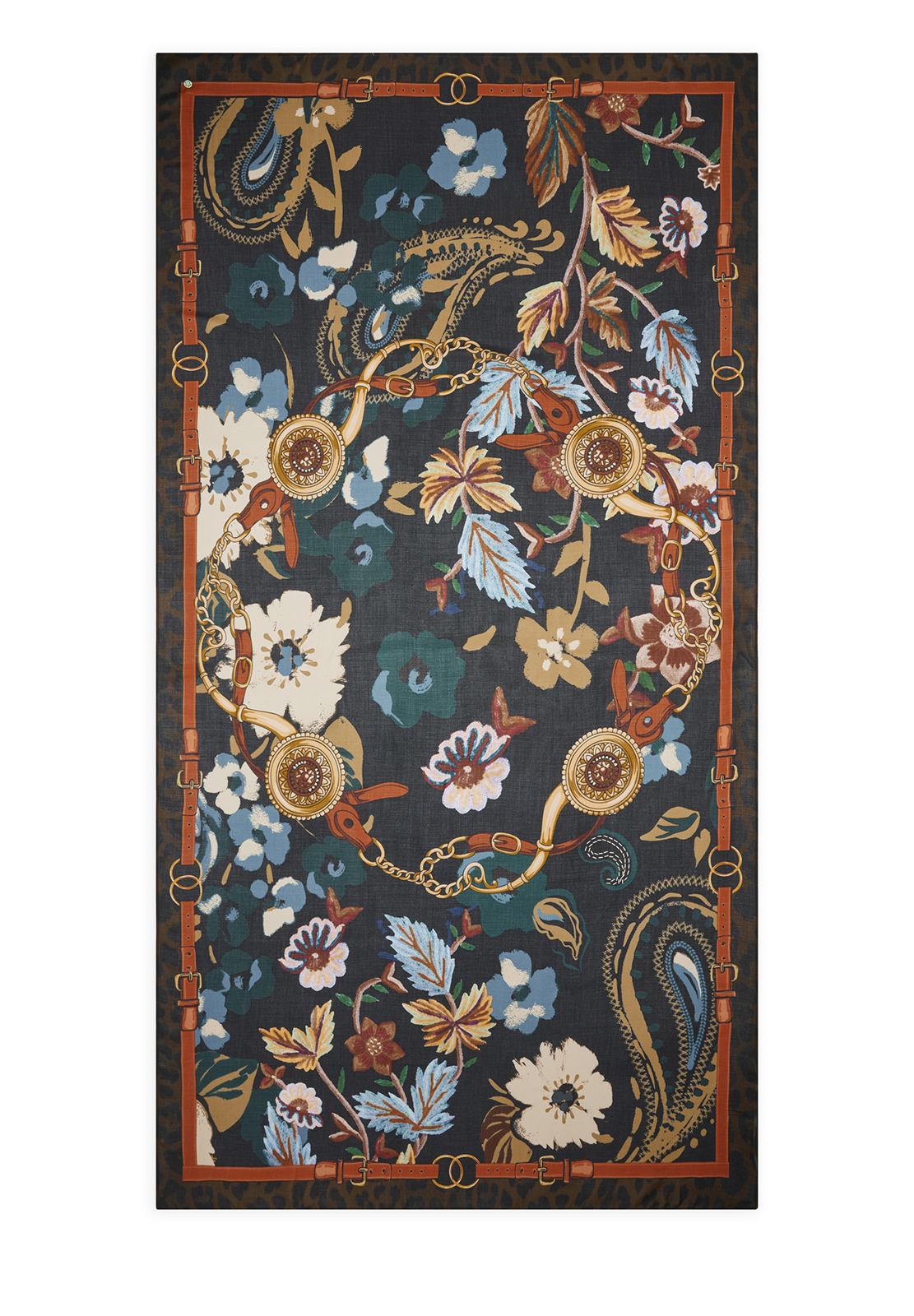 CODELLO SCIARPA AUTUMN FLOWERS 100X180CM