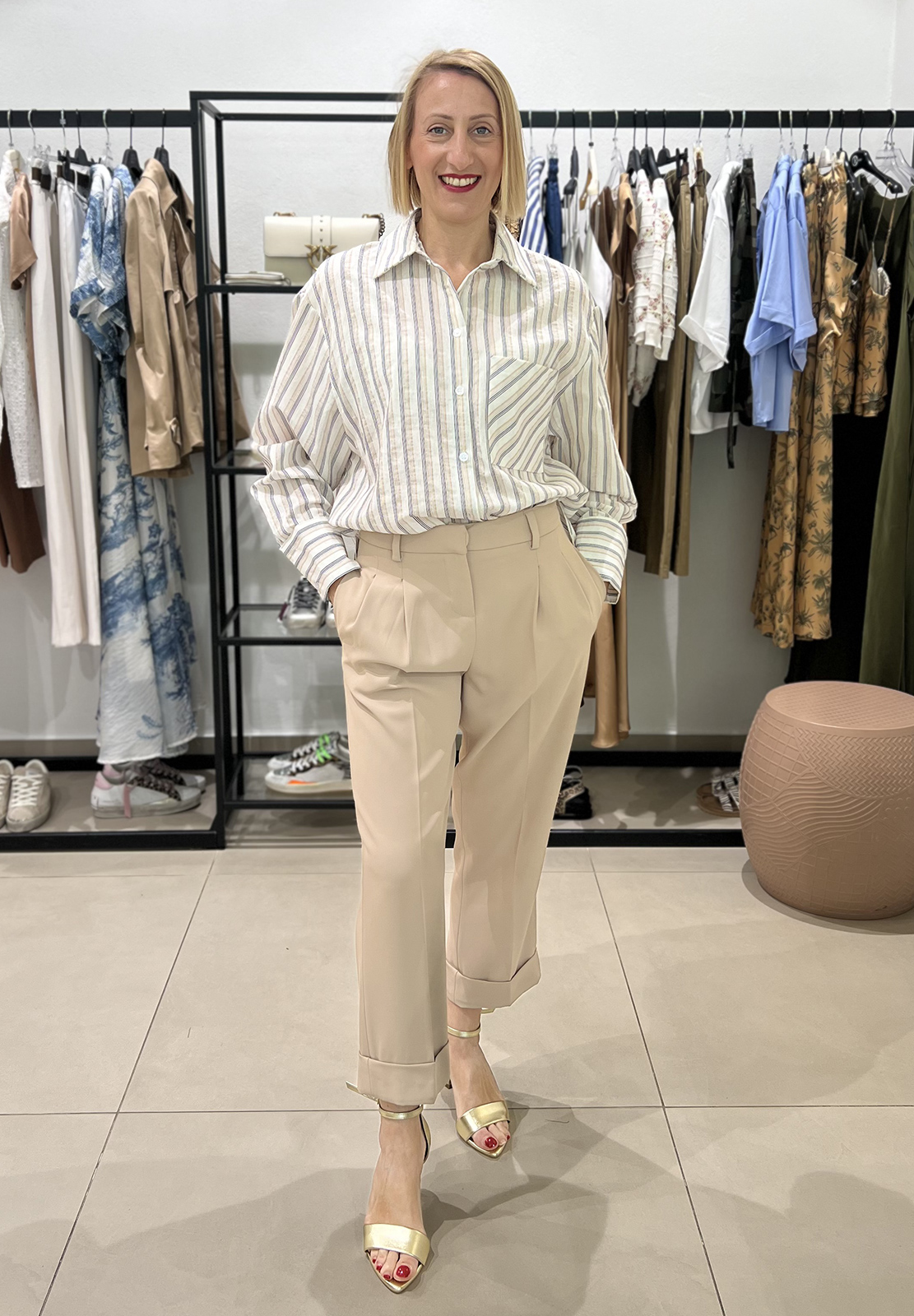 HAVEONE CAMICIA A RIGHE