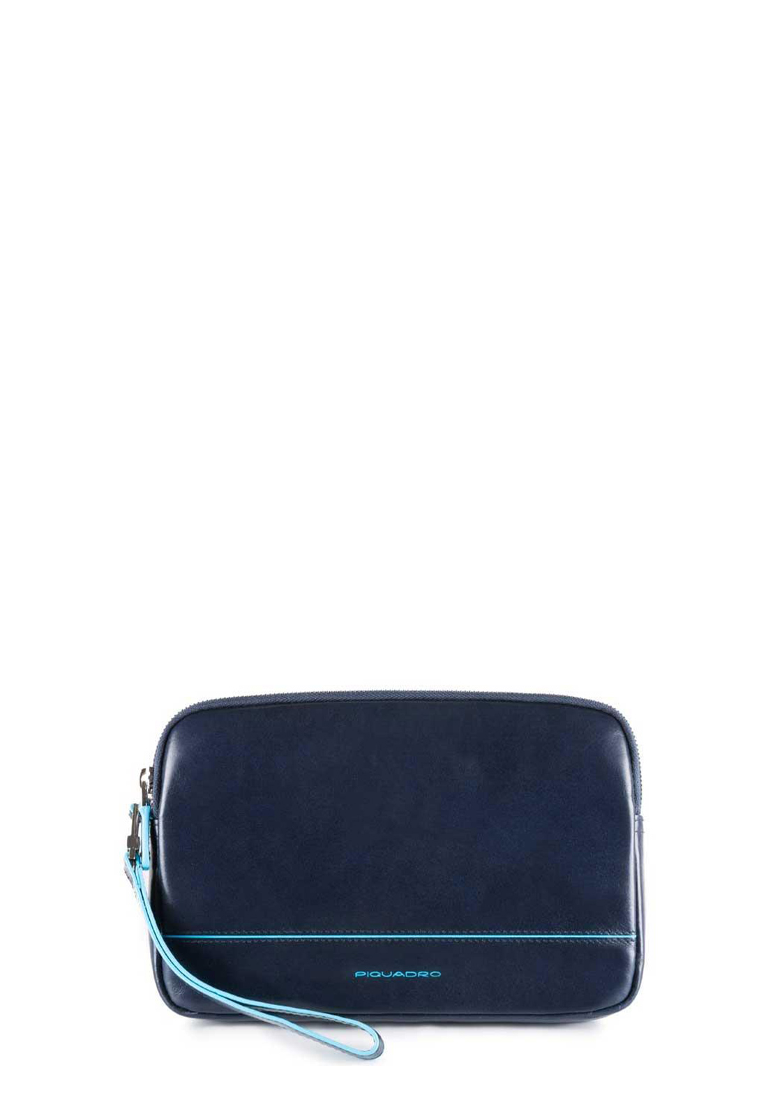 PIQUADRO BLUE SQUARE POCHETTE PORTA DOCUMENTI IN PELLE
