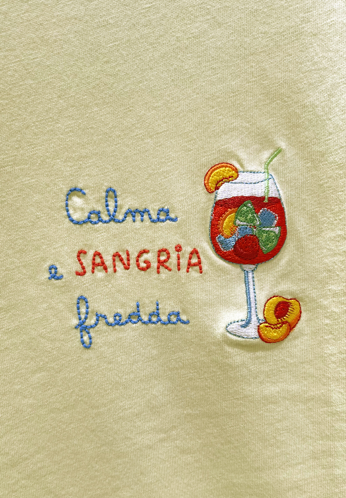 SAINT BARTH T-SHIRT CALMA E SANGRIA FREDDA