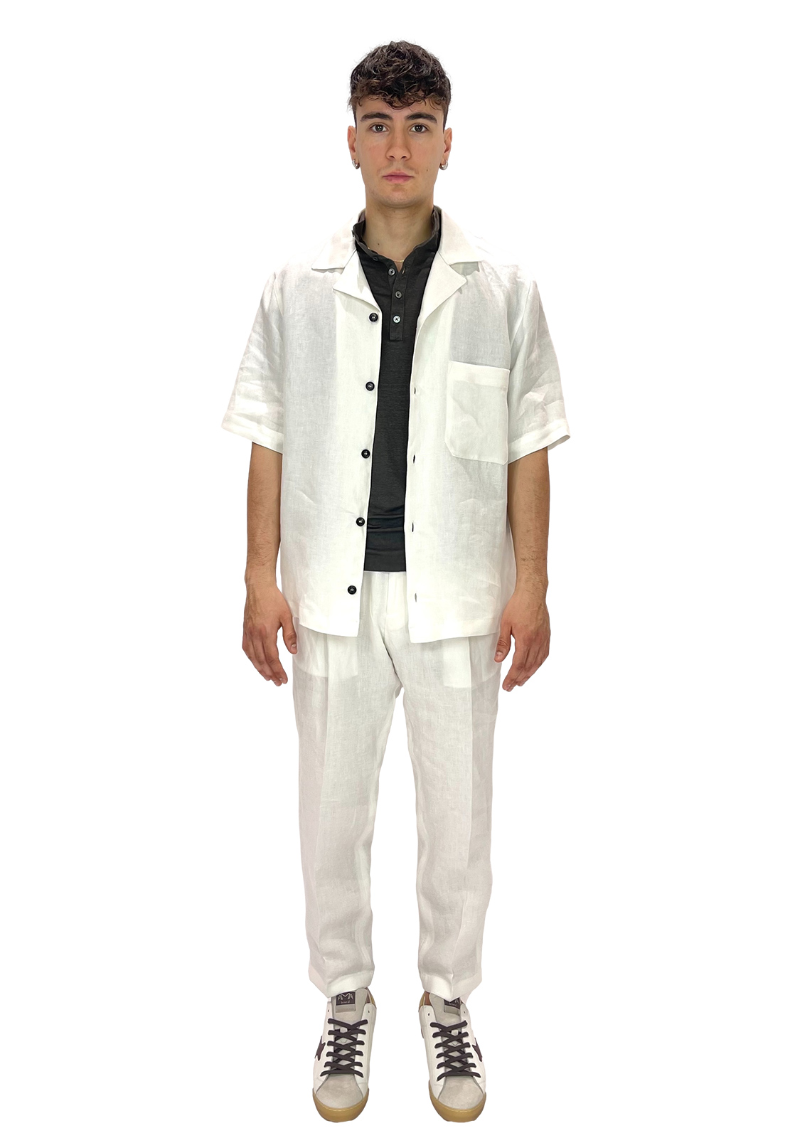 BE ABLE CAMICIA KAI IN PURO LINO