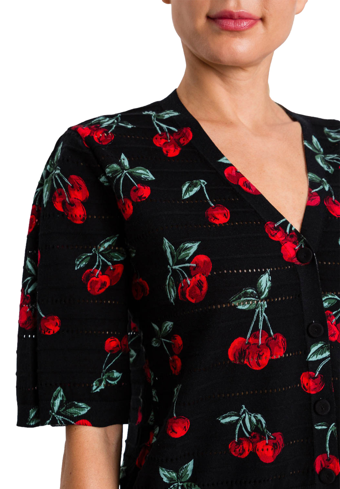TWINSET CARDIGAN IN MAGLIA STAMPATO