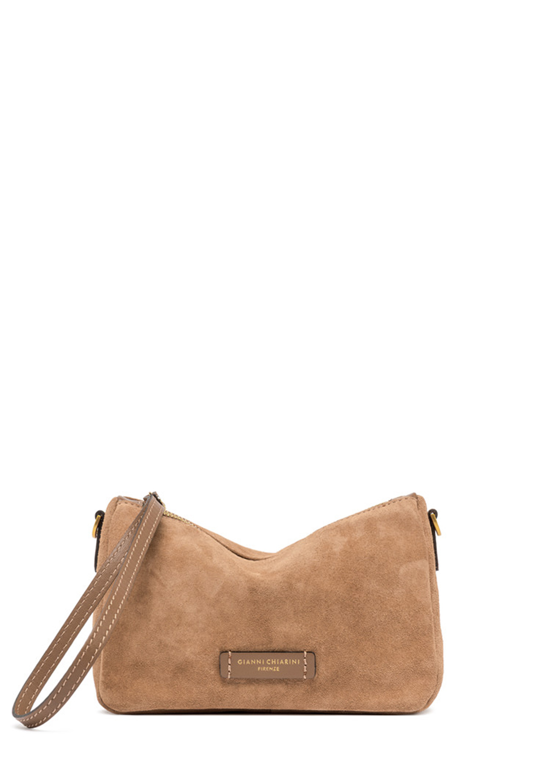 GIANNI CHIARINI POCHETTE IN CAMOSCIO NORA