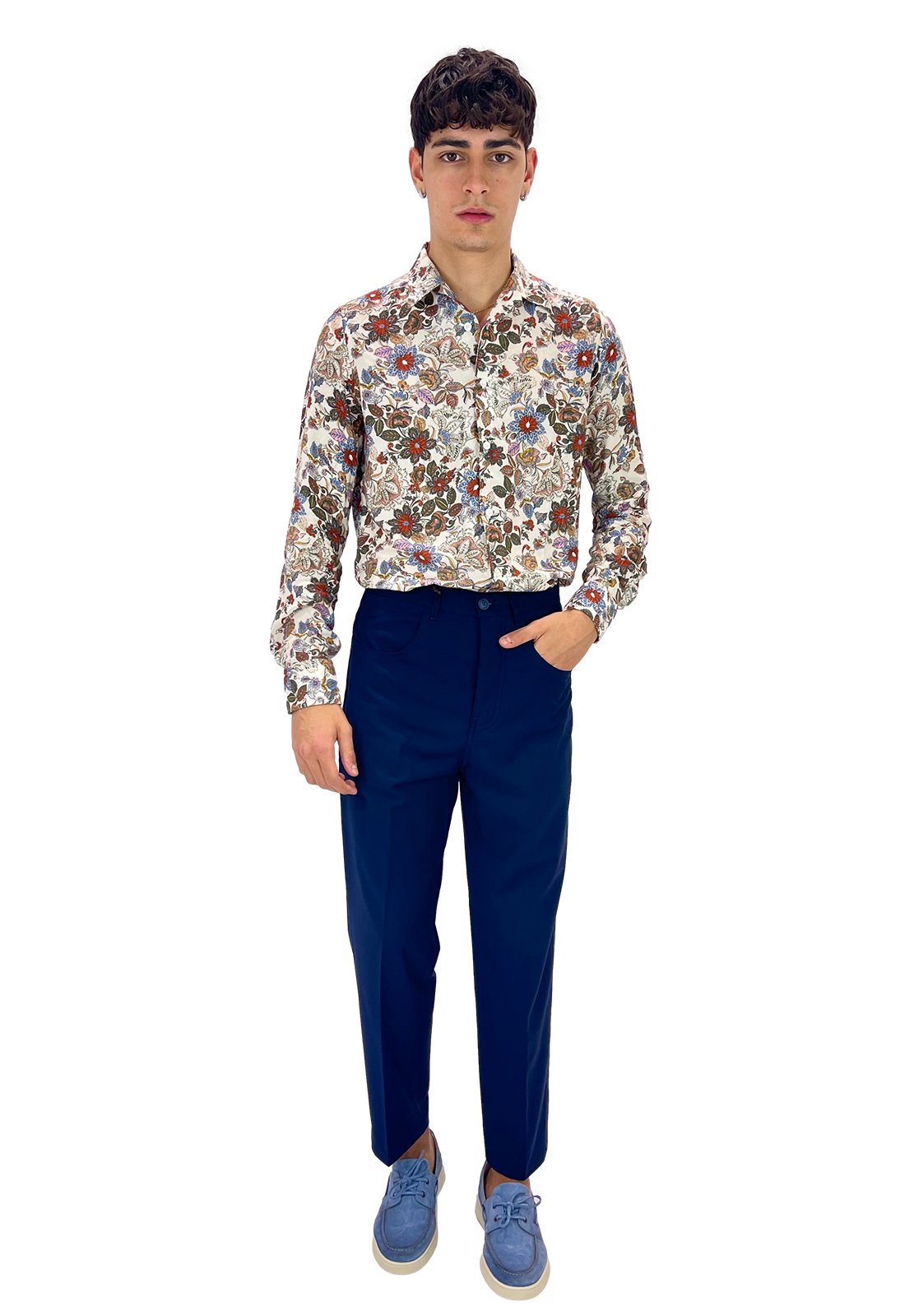 BONHEUR PANTALONI 5 TASCHE OVER FIT
