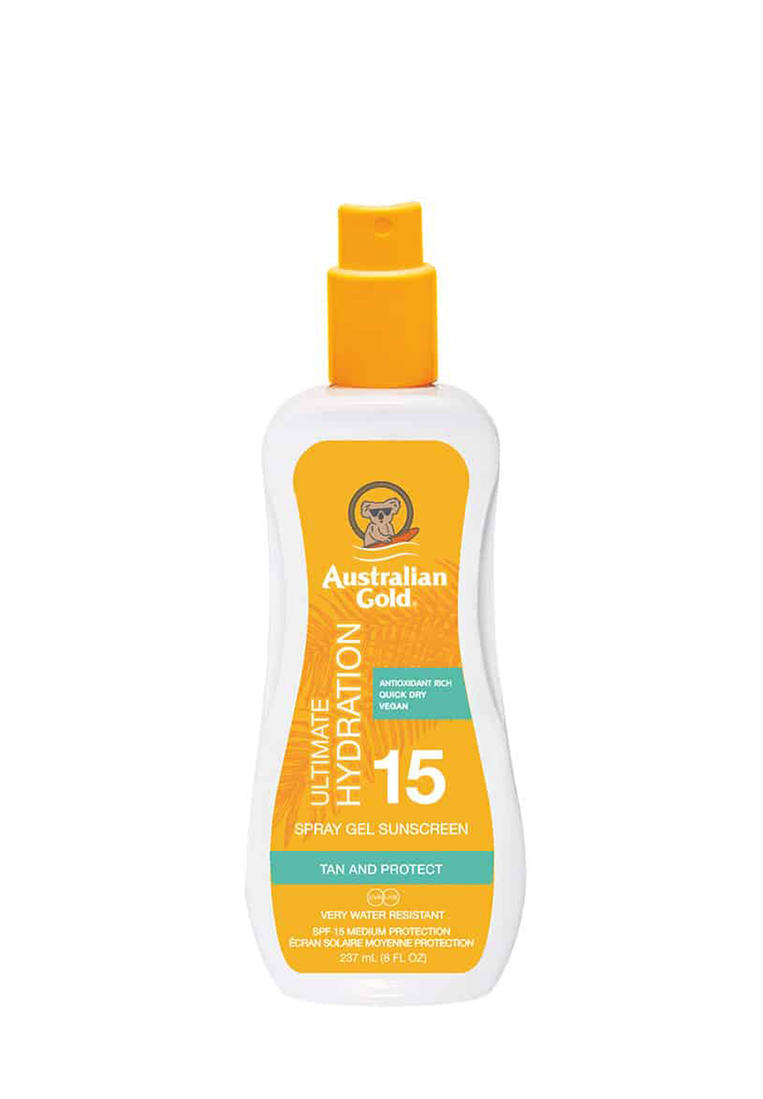 AUSTRALIAN GOLD SPRAY GEL SPF15 237ML