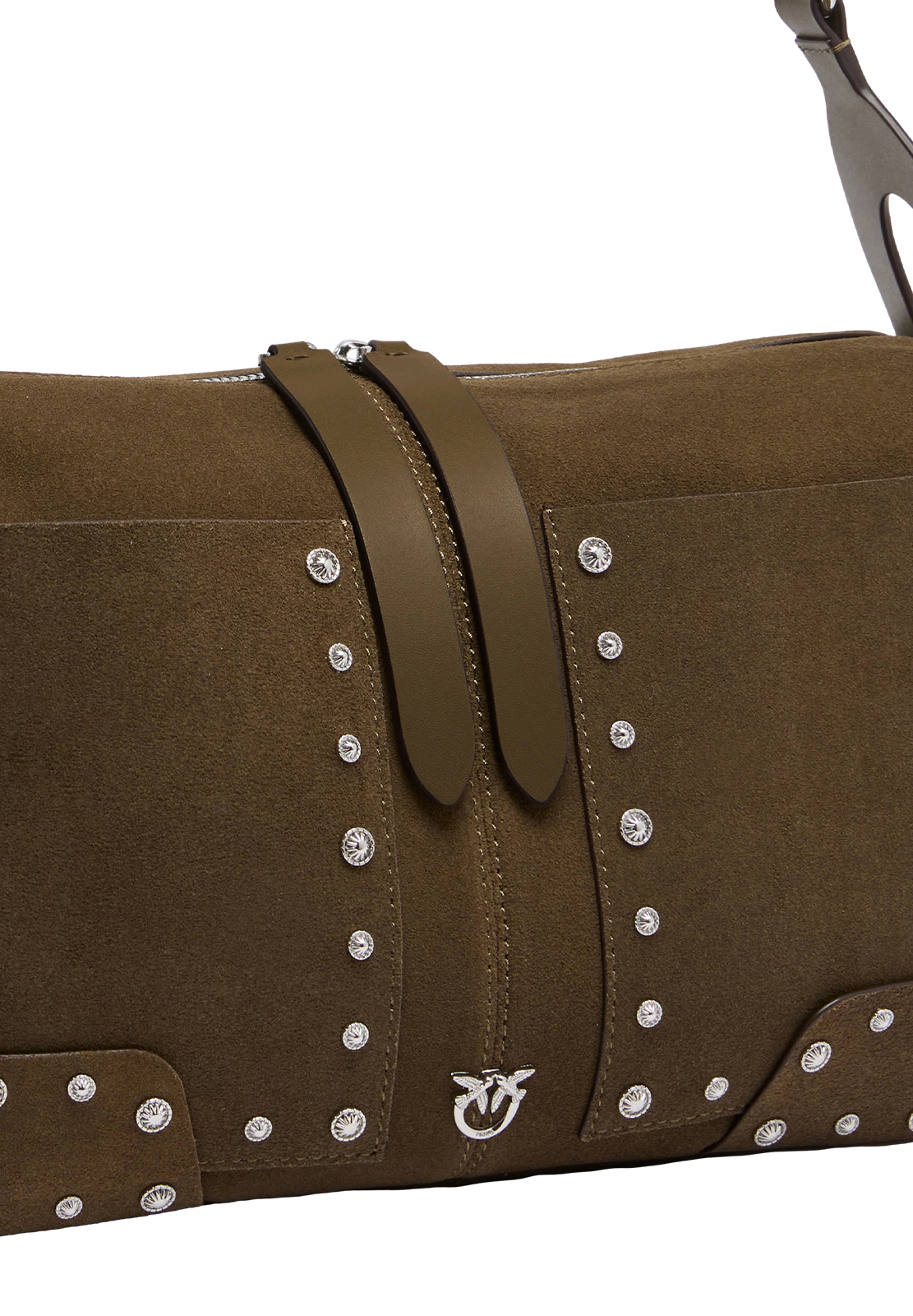 PINKO BORSA CLASSIC PATCH SUEDE