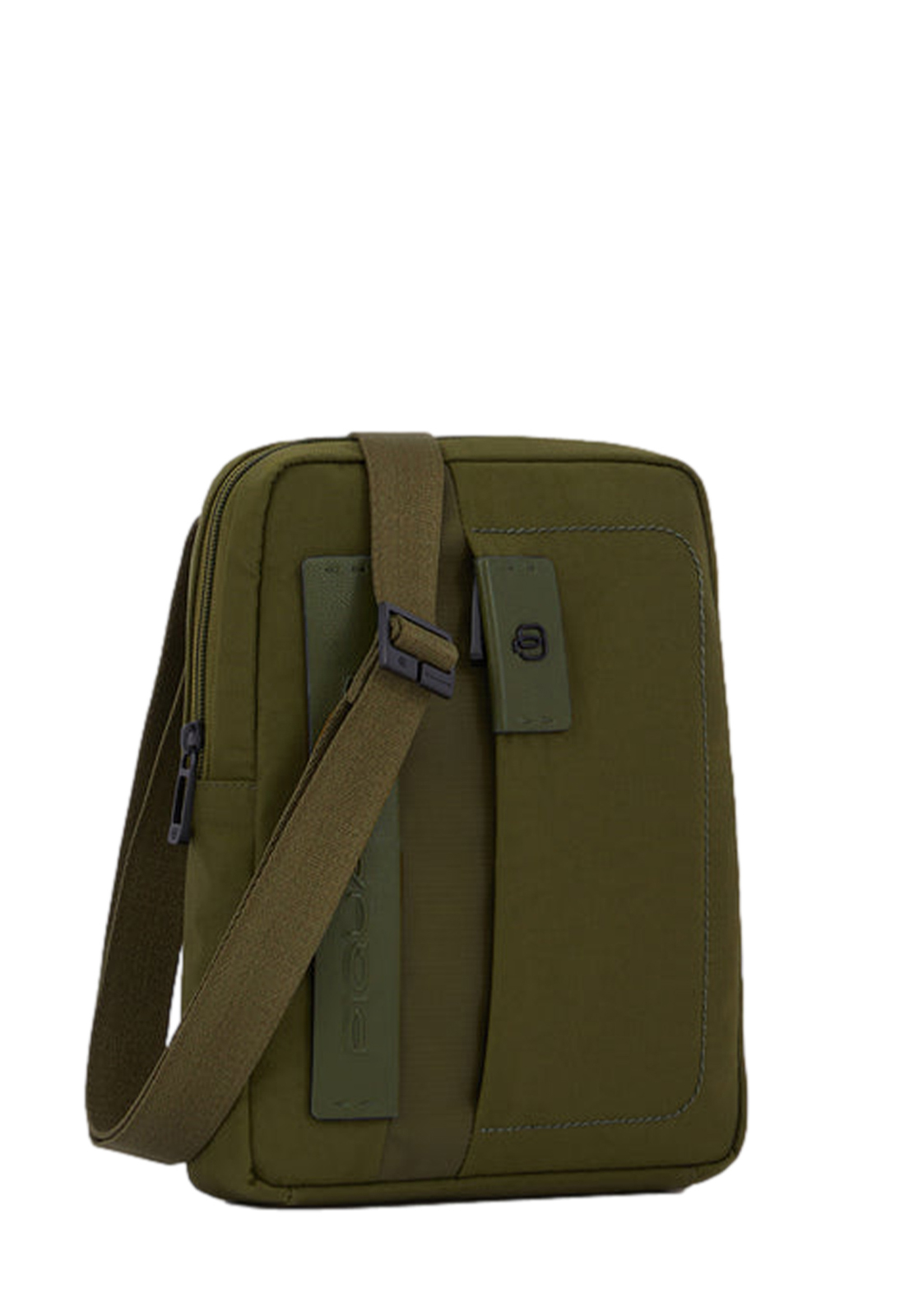 PIQUADRO BORSELLO IN TESSUTO E PELLE