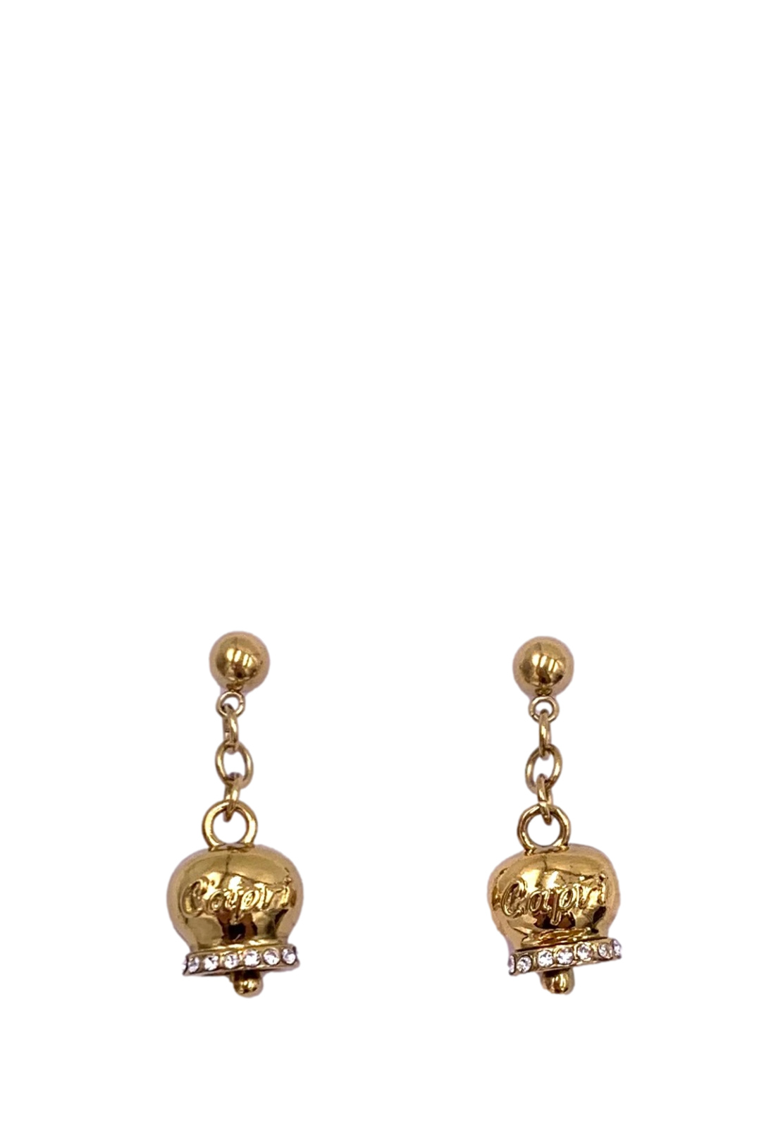 AMO CAPRI PENDENTI CON CAMPANELLA STRASS CAPRI