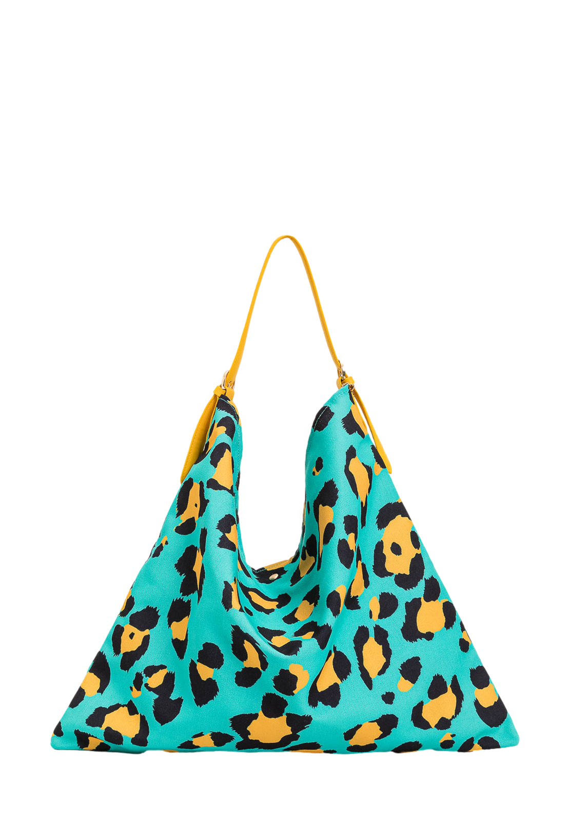 TWINSET ACTITUDE HOBO MORBIDA IN CANVAS STAMPATO