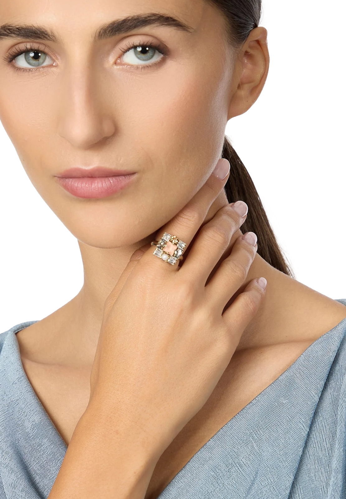 SODINI ANELLO PICCOLO QUADRATO HERA
